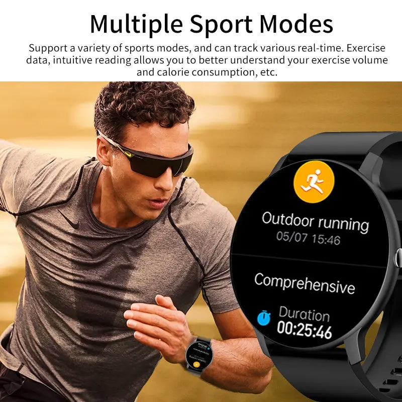 Smartwatch IP67 À Prova D'Água Bluetooth Masculino Feminino